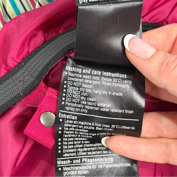 Burton Girls Snow Jacket XL Down Insulated Hooded Pink - Picture 9 of 16